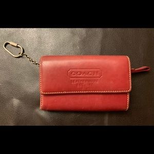 Coach Wallet in Red